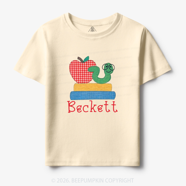 Personalized Name Caterpillar Back To School Toddler&Kid's Tees