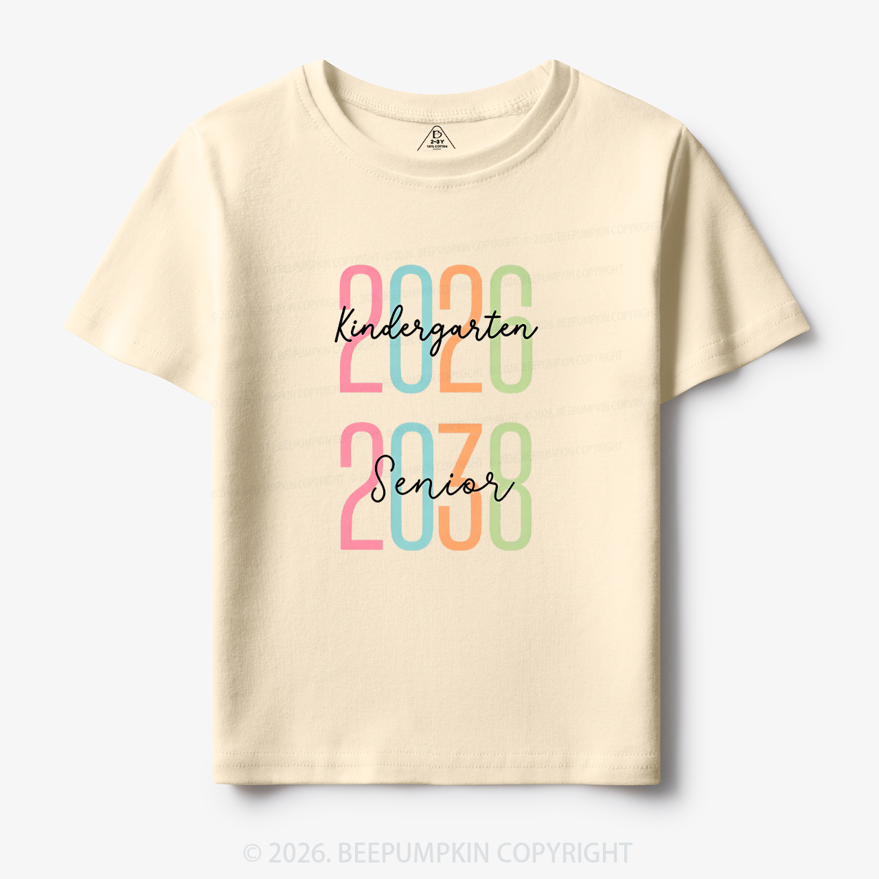 Class of 2026 Kindergarten 2038 Senior Toddler&Kid's Tees