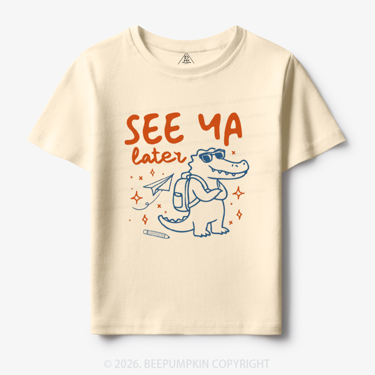 Personalized Cute Animal Funny School Toddler&Kid's Tees