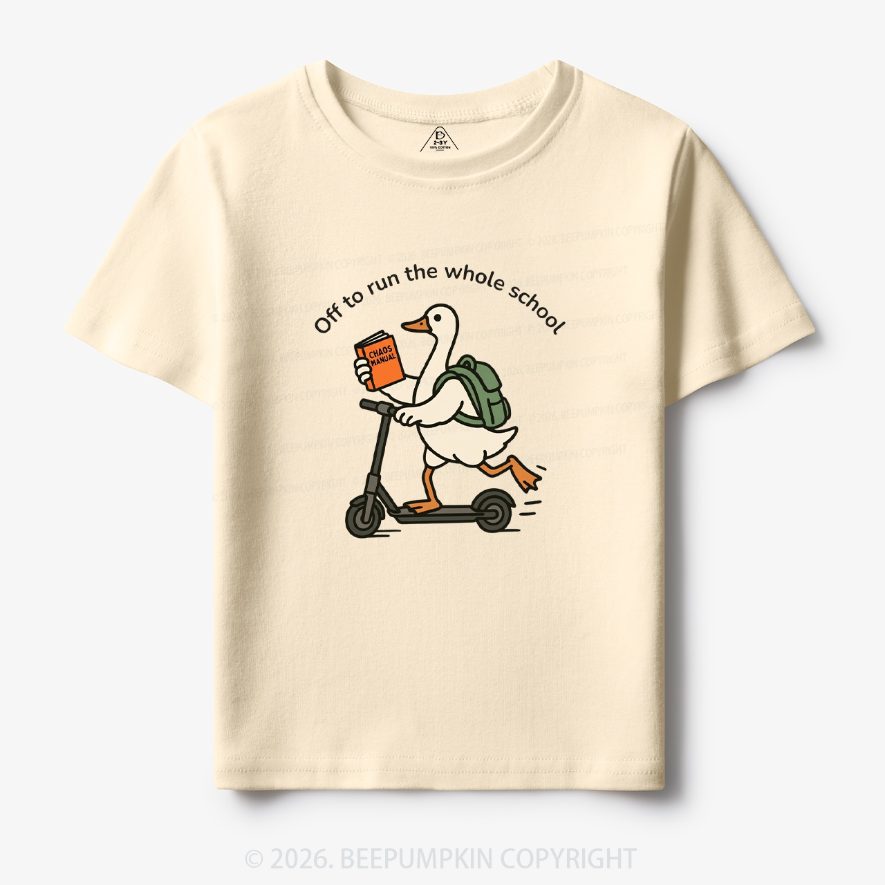 Off to Run the Whole School Funny Back To School Toddler&Kid's Tees
