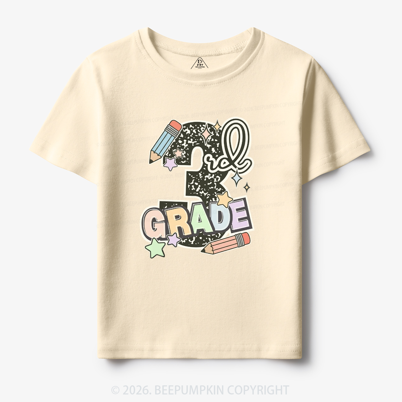 Third Grade Pencil Back To School Toddler&Kid's Tees