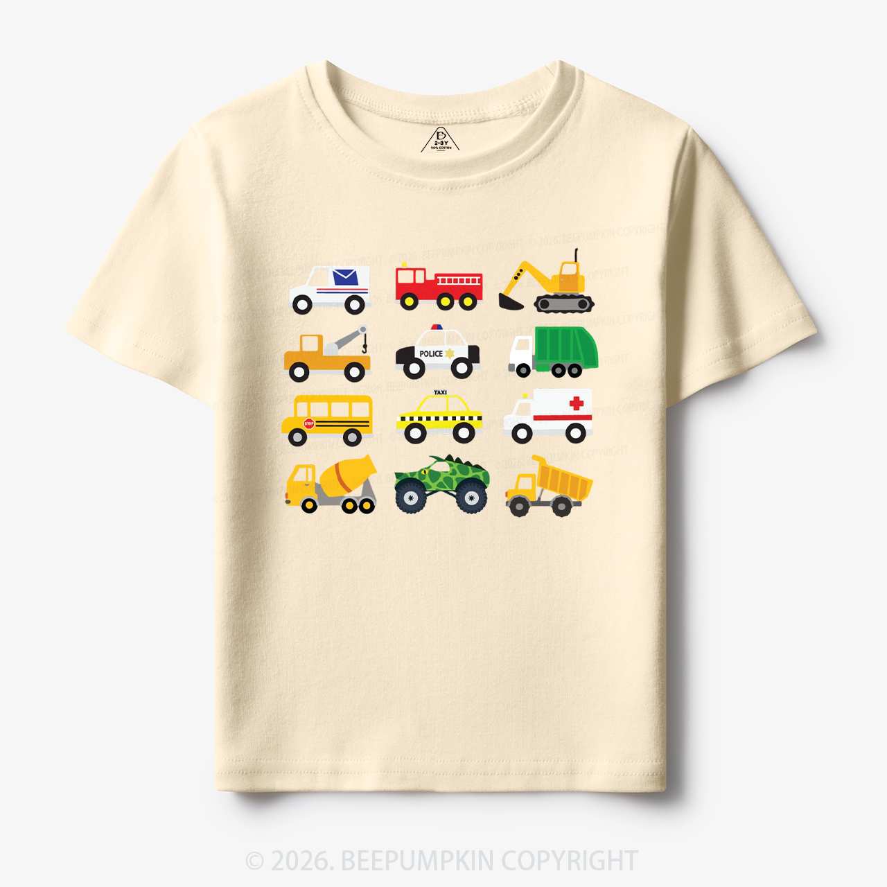 Lots of Trucks Toddler&Kid's Tees