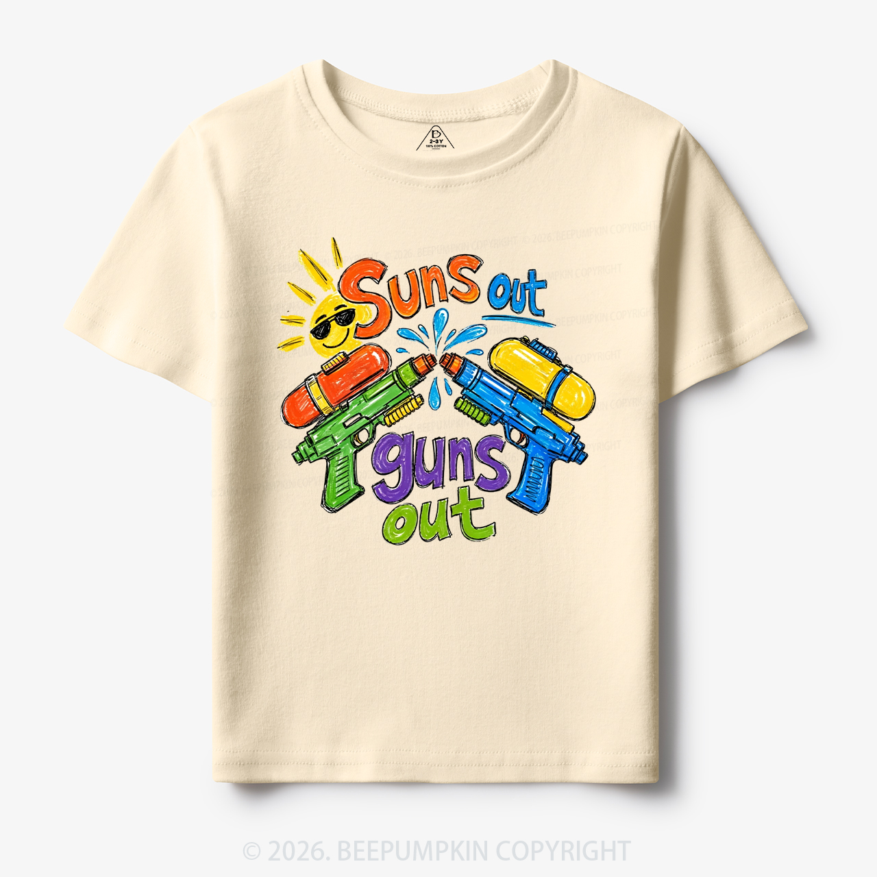 Funny Summer Suns Out Toddler&Kid's Tees
