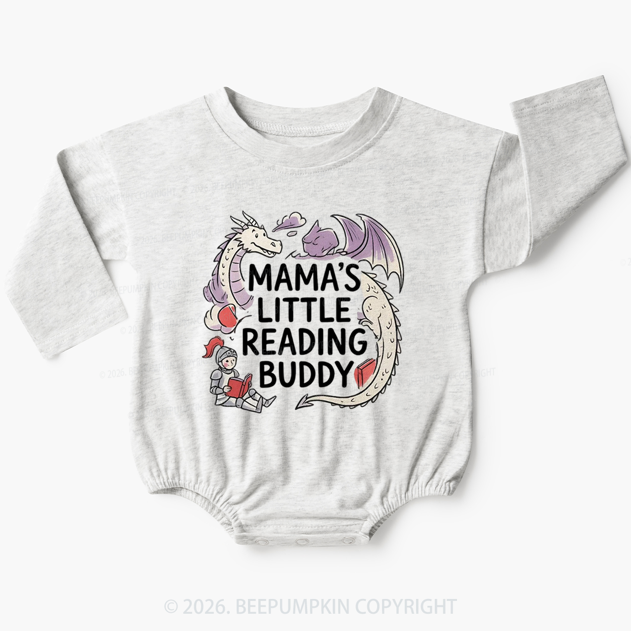 Mama's Little Reading Buddy Baby Bubble Romper