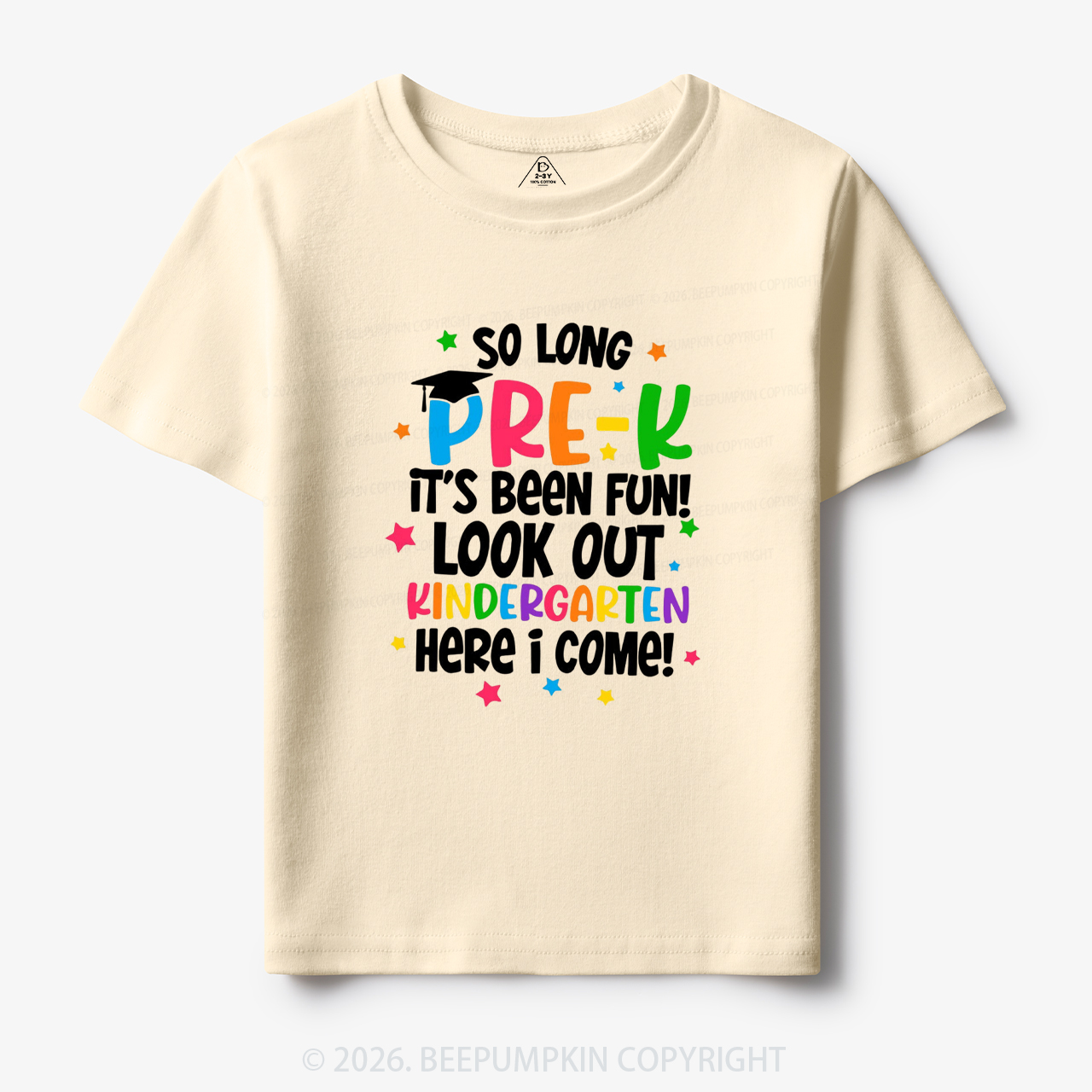 So Long Pre-K It's Been Fun Look Out Kindergarten Here I Come Toddler&Kid's Tees