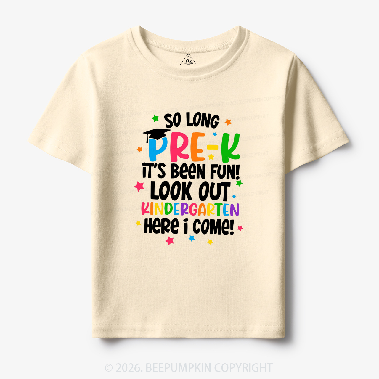 So Long Pre-K It's Been Fun Look Out Kindergarten Here I Come Toddler&Kid's Tees