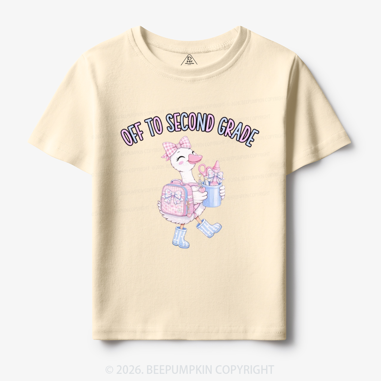 Personalized Off To Grade Back To School Toddler&Kid's Tees