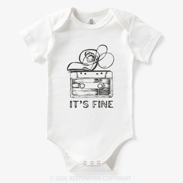 Retro Cassette Tape It’s Fine Bodysuit
