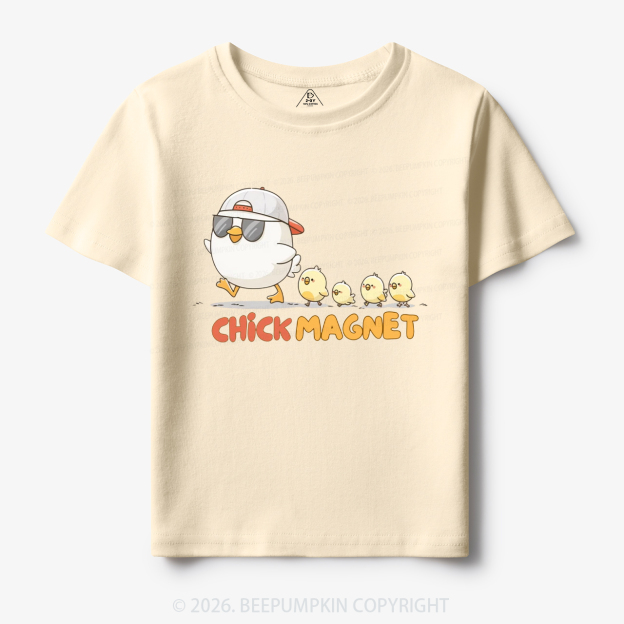 Chick Magnet Funny Farm Animal Toddler&Kid's Tees