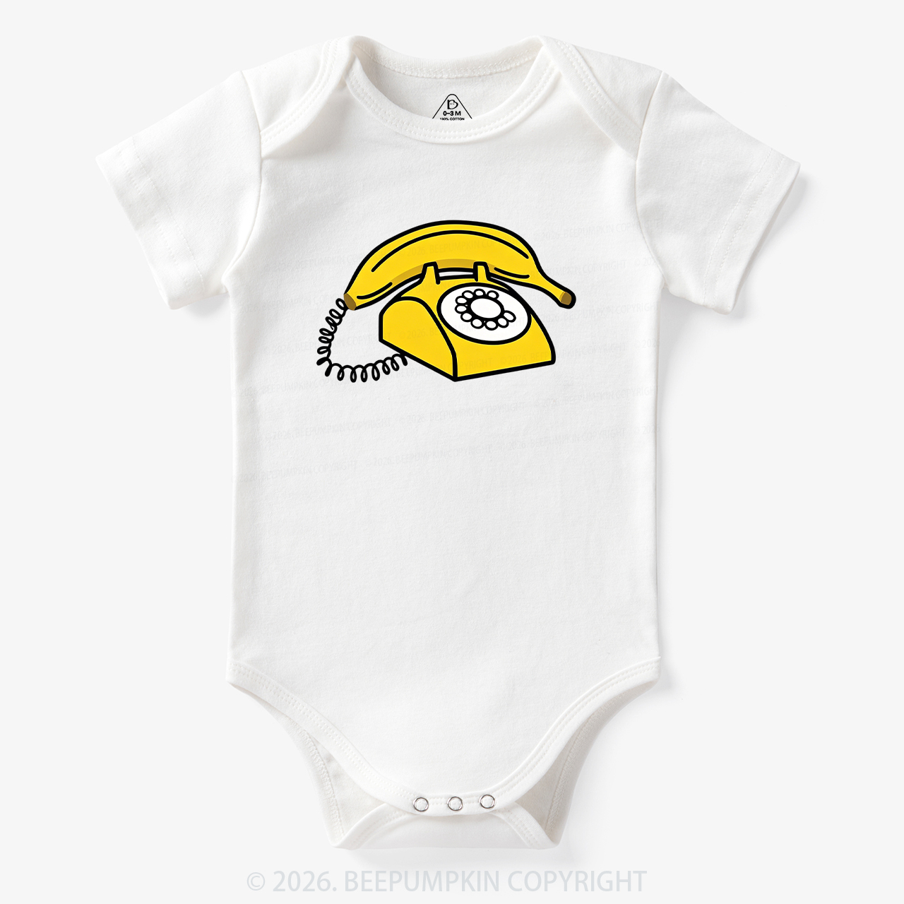 Banana Phone Cute Funny Bodysuit