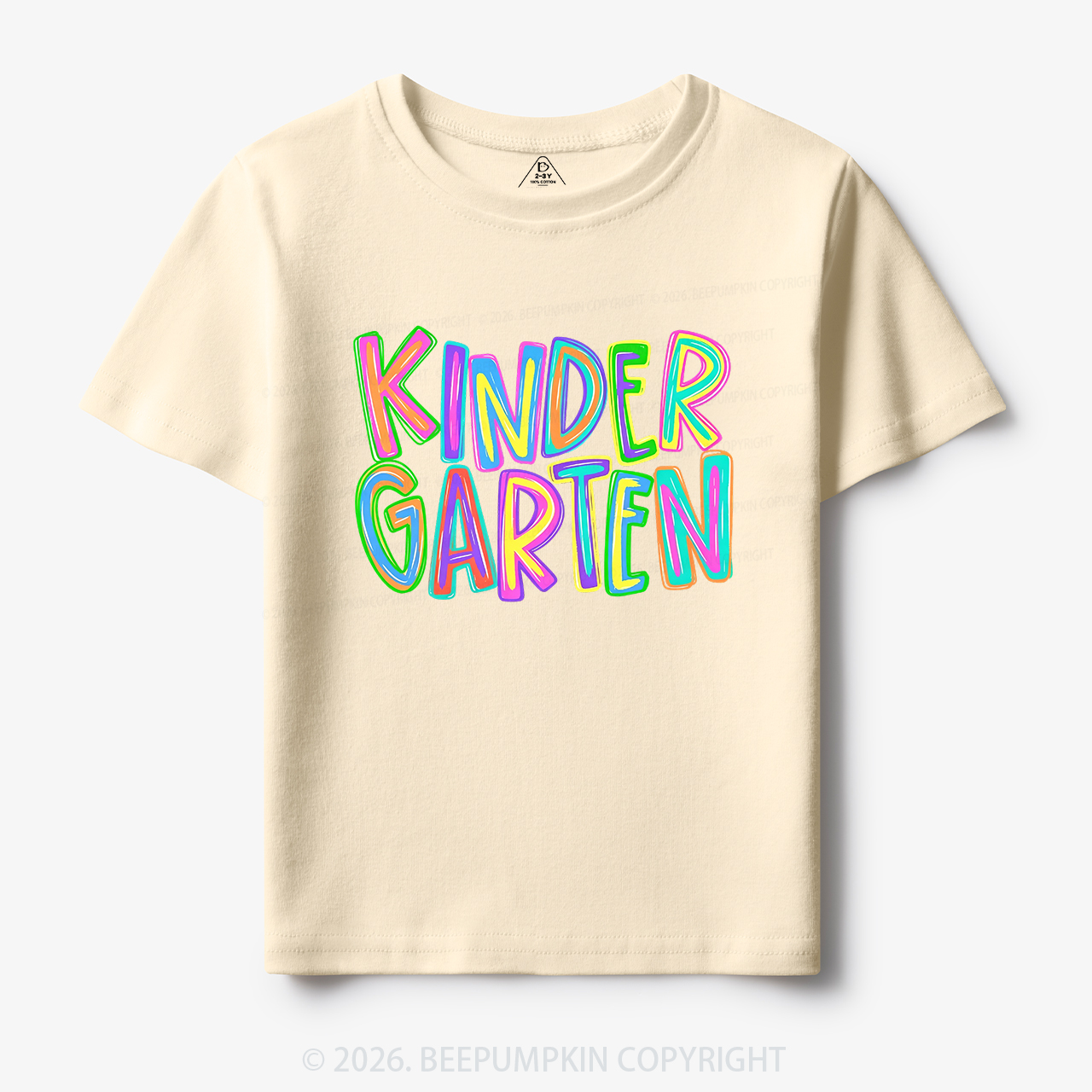 Neon Scribble Kindergarten Toddler&Kid's Tees