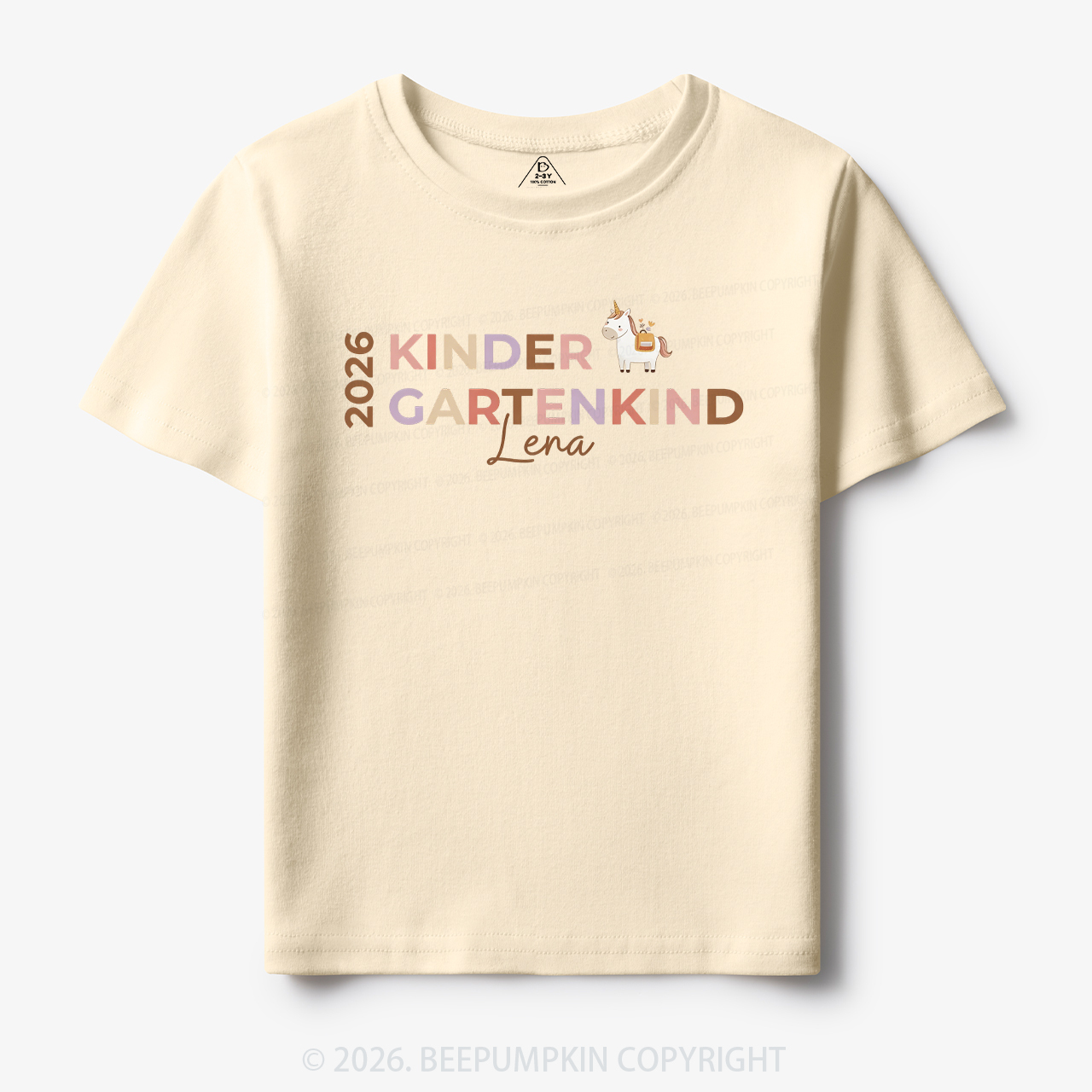 Personalized Name Icon Kindergarten Toddler&Kid's Tees