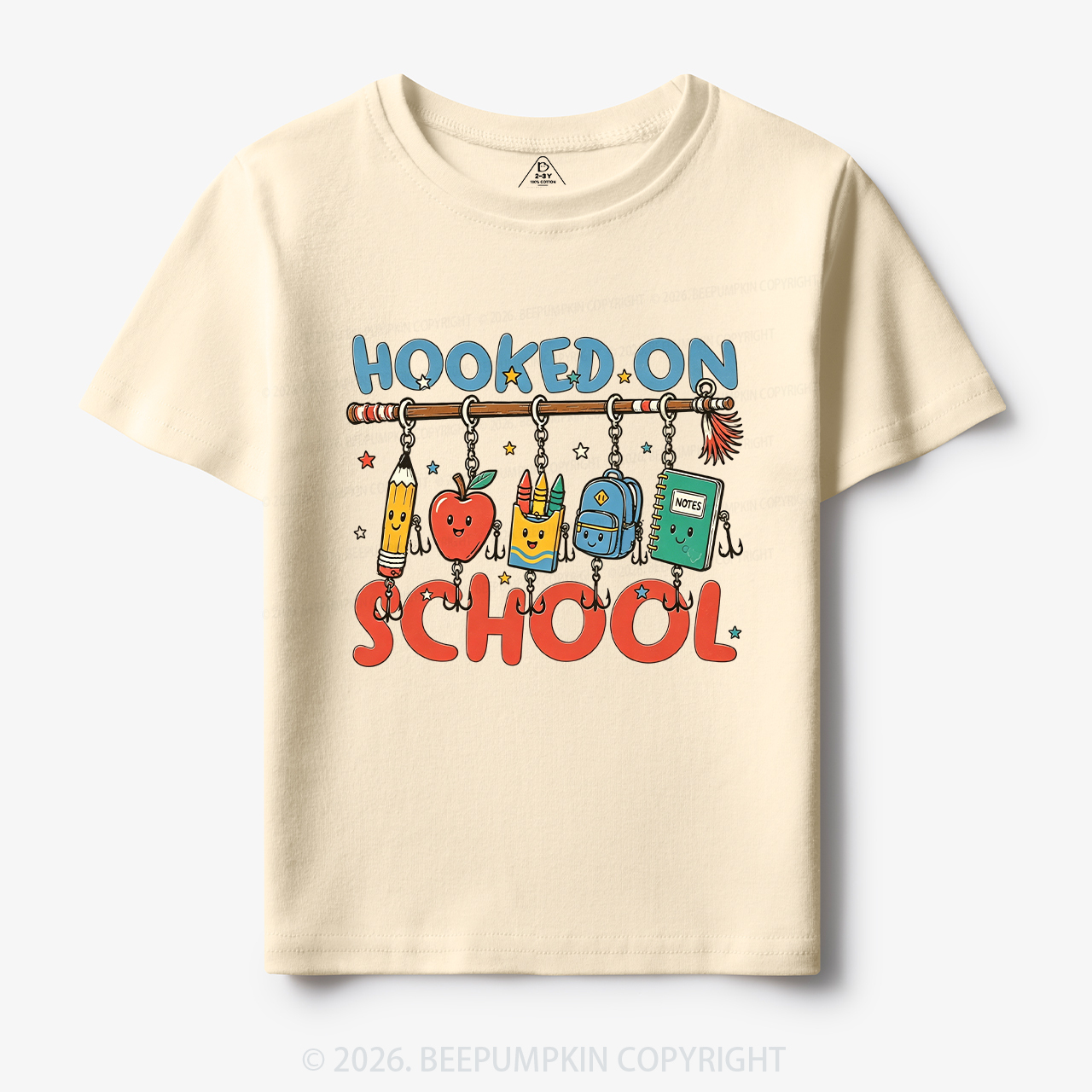 Back to School Hooked On School Toddler&Kid's Tees
