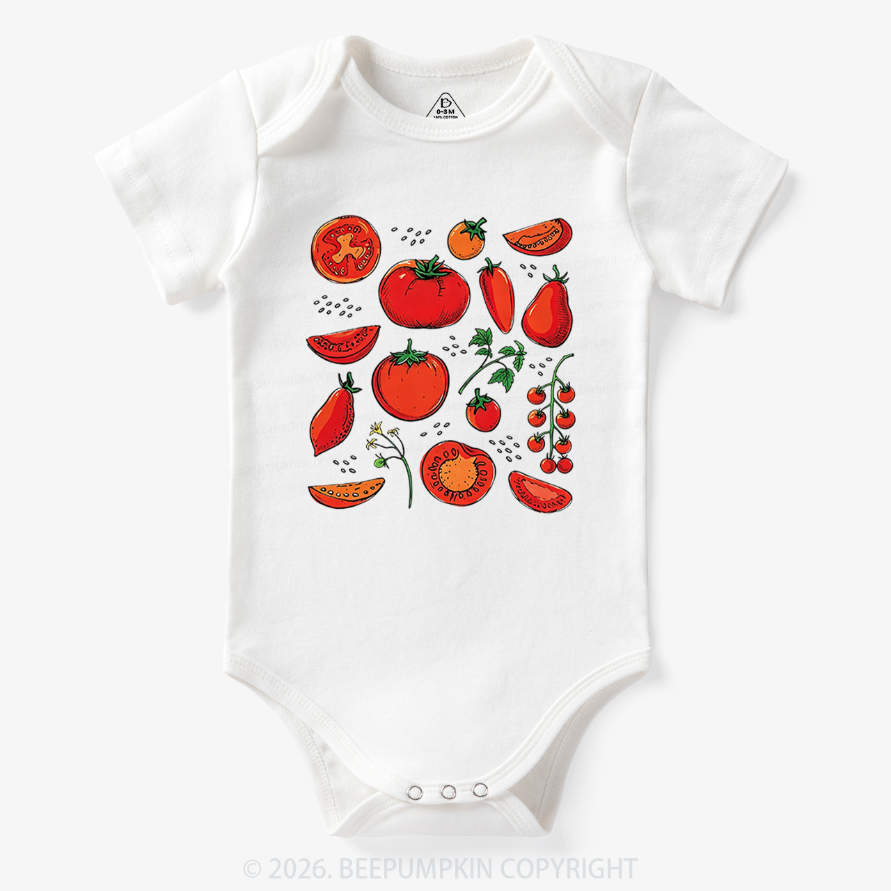 Tiny Tomato Patch Bodysuit