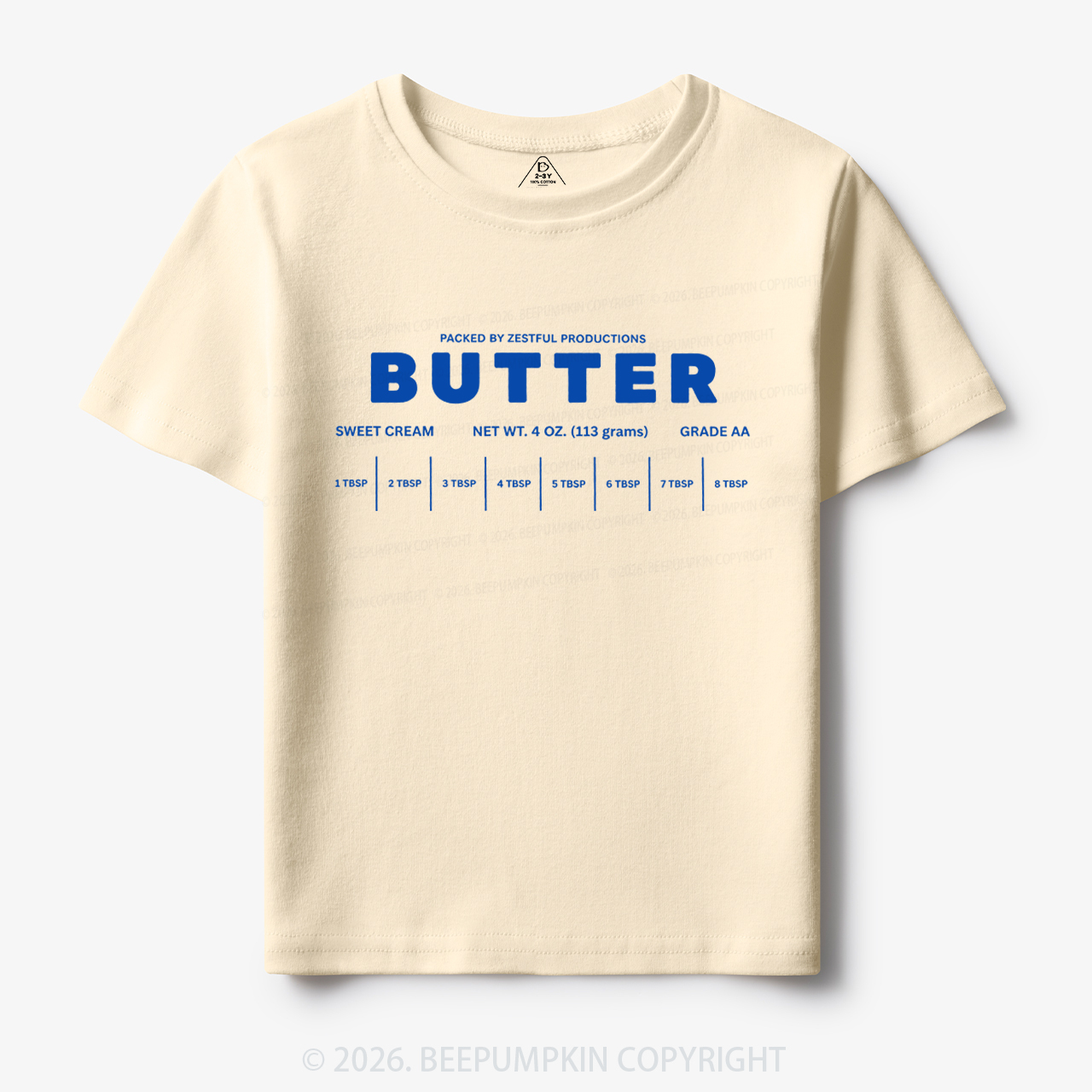 Butter Stick Label Sweet Cream Baking Toddler&Kid's Tees