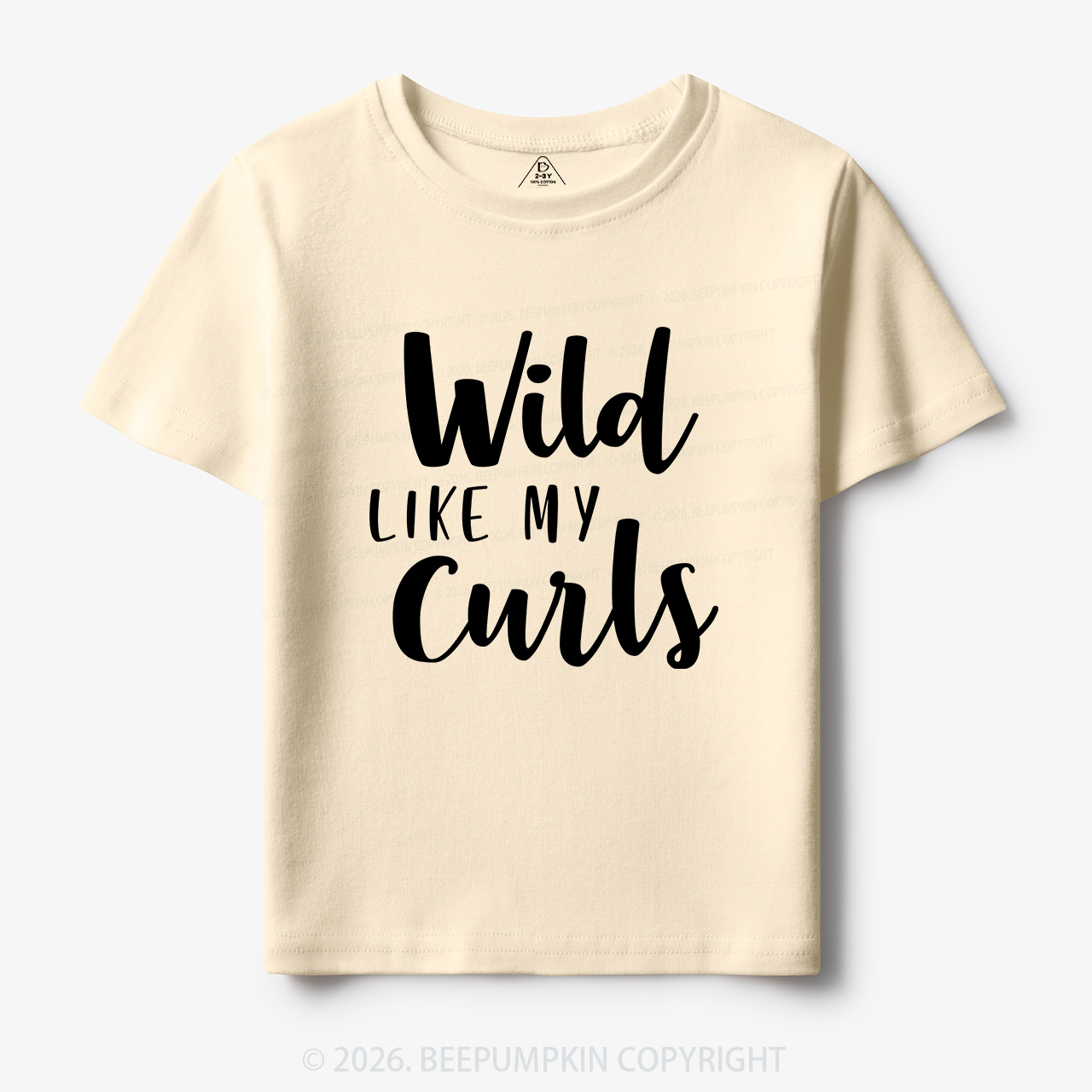 Wild Like My Curls Toddler&Kids Tees 7