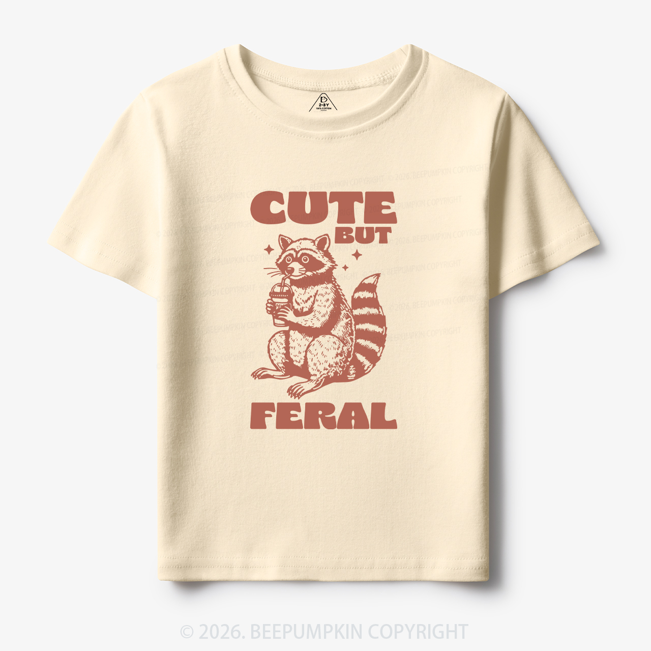 Cute But Feral Toddler&Kid's Tees Beepumpkin 7 Sale-Beepumpkin™