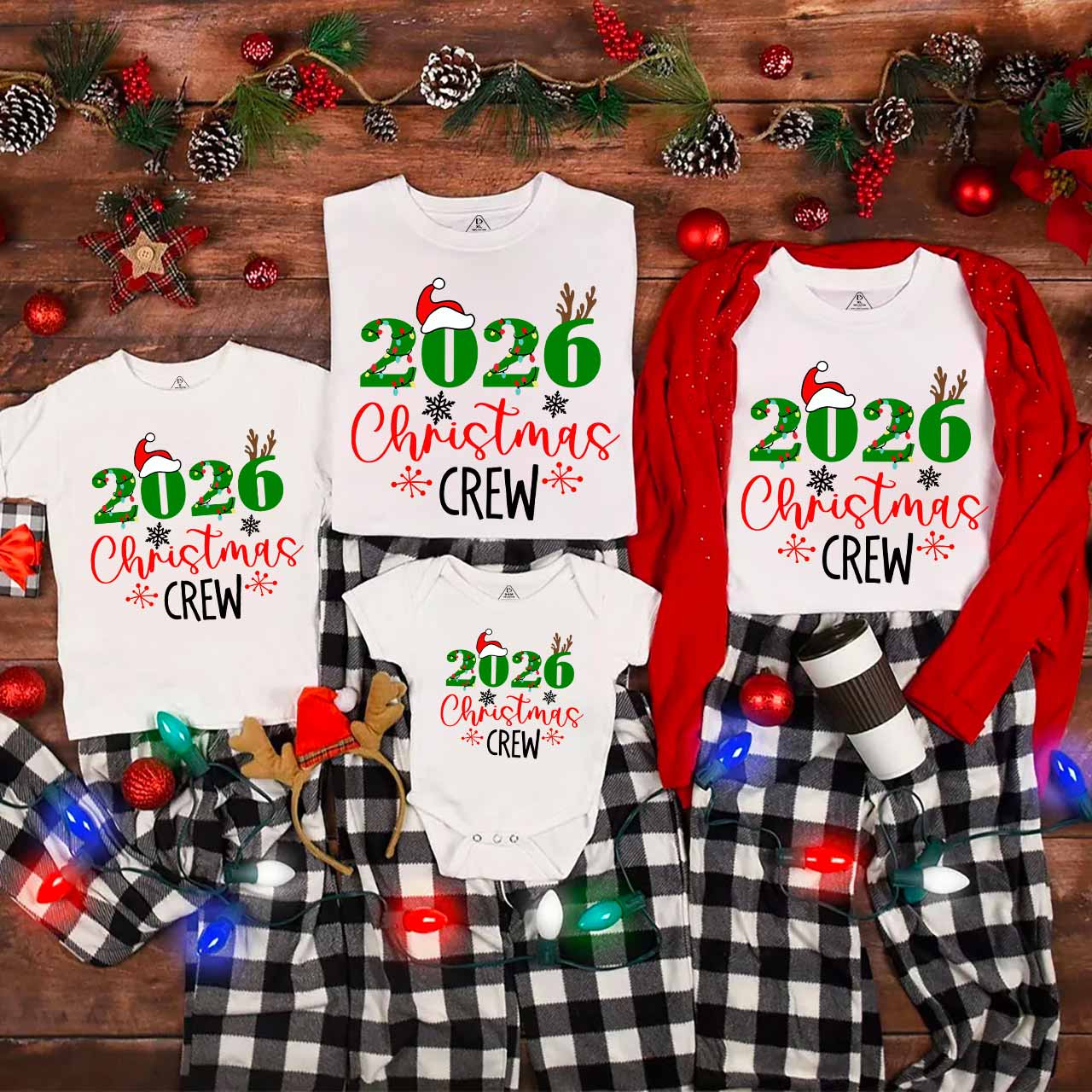 2026 Snow Christmas Family Matching Shirt