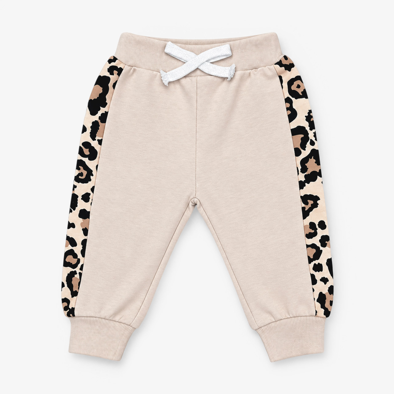 Mama's Mini Leopard Sweatshirt Two-Piece Set