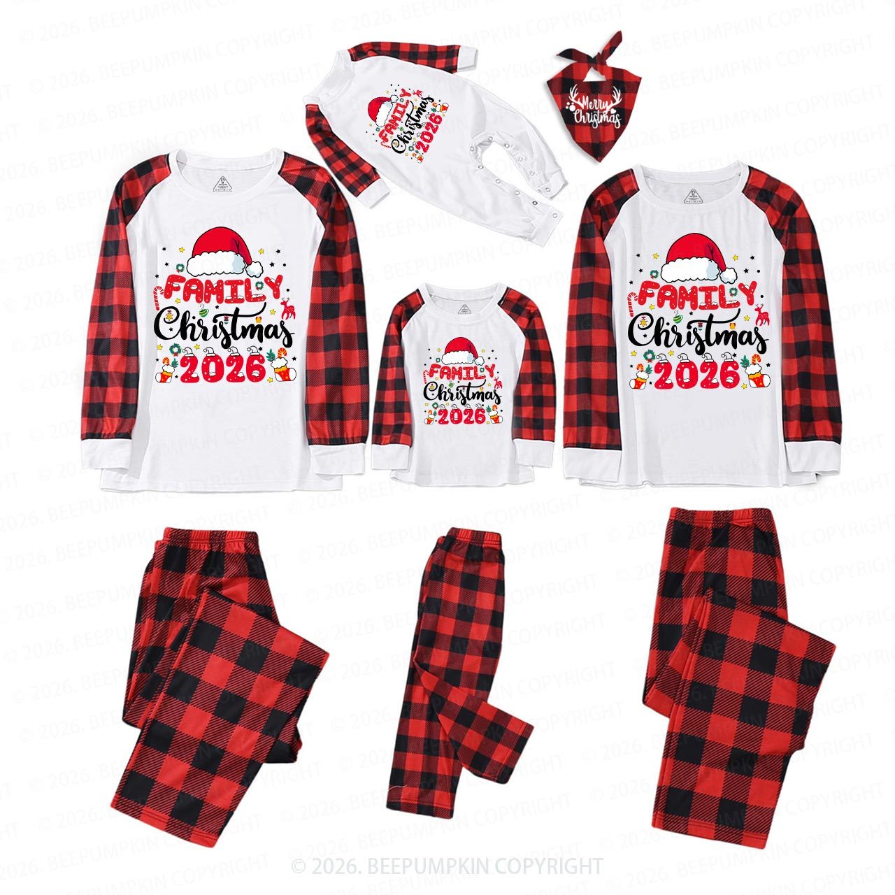 2026 Memories Together Chriatmas Family Matching Pajama Set Beepumpkin