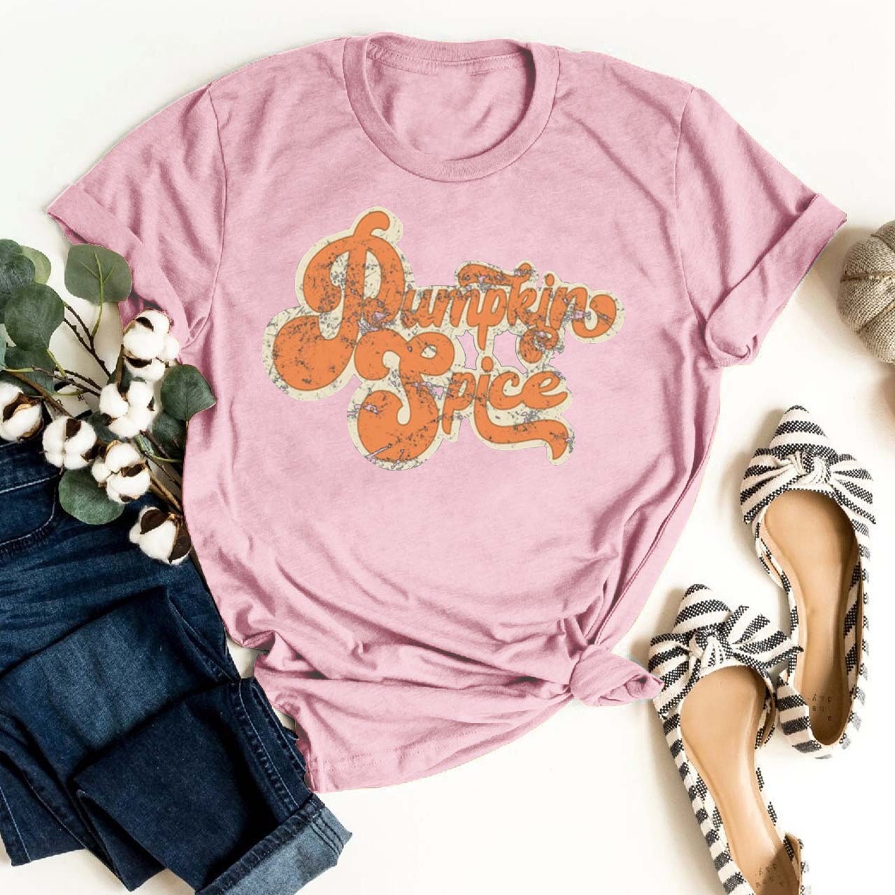 Retro Halloween Shirt Pumpkin Spice