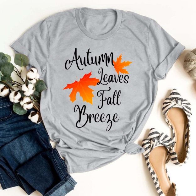 Autumn Leaves Fall Breeze T-shirt