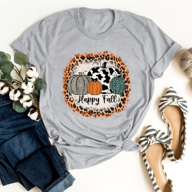 Happy Fall Pumpkin Shirt For Her
