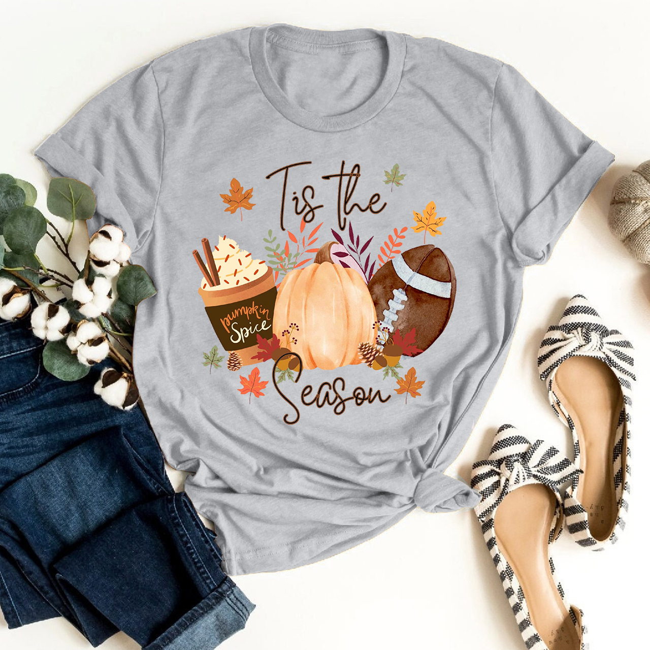 Tis The Season Pumpkin Ice Cream Shirt For Her