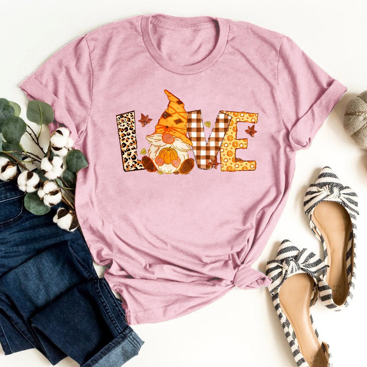 LOVE Fall Gnome Tees