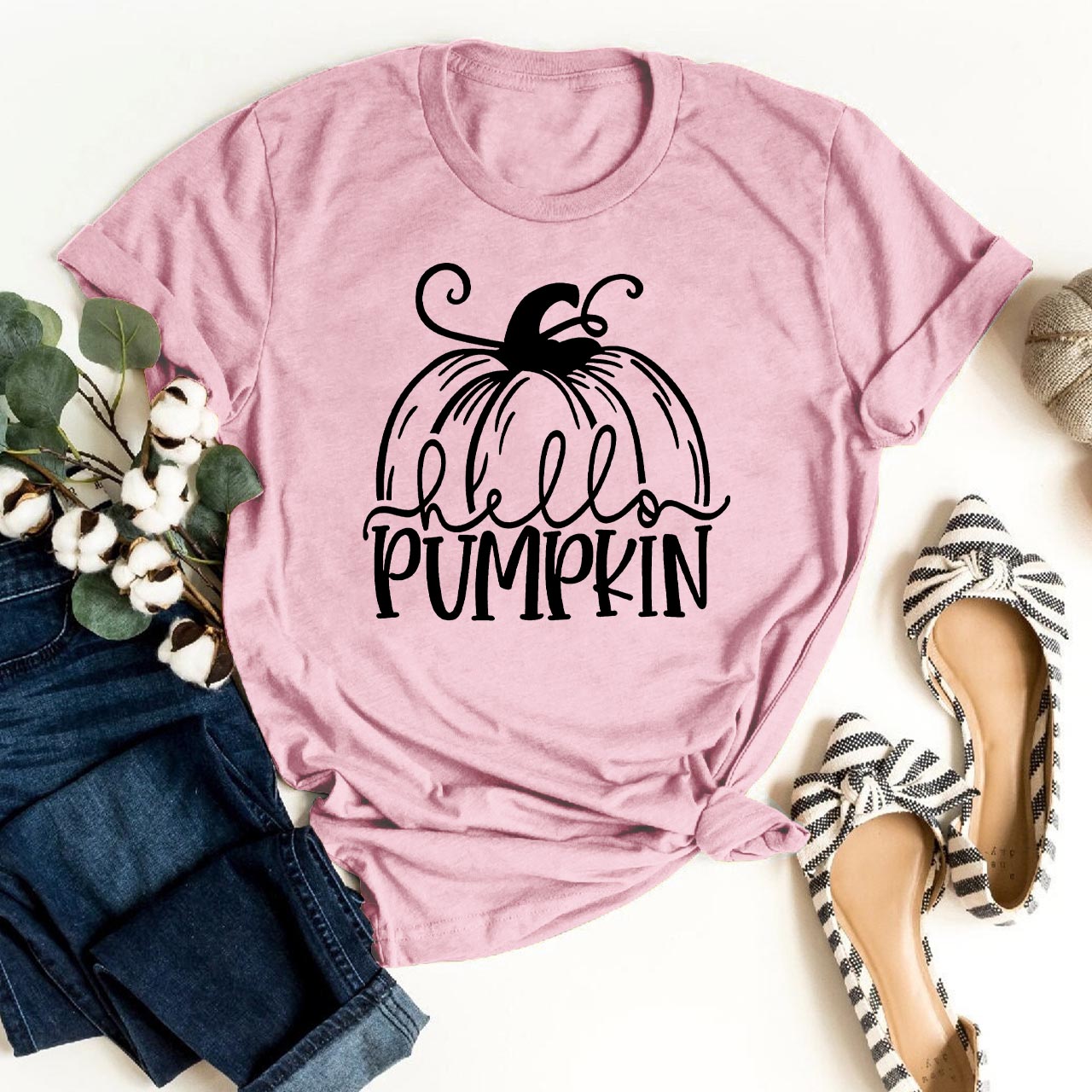  Cute Hello Pumpkin Fall Tees For Her