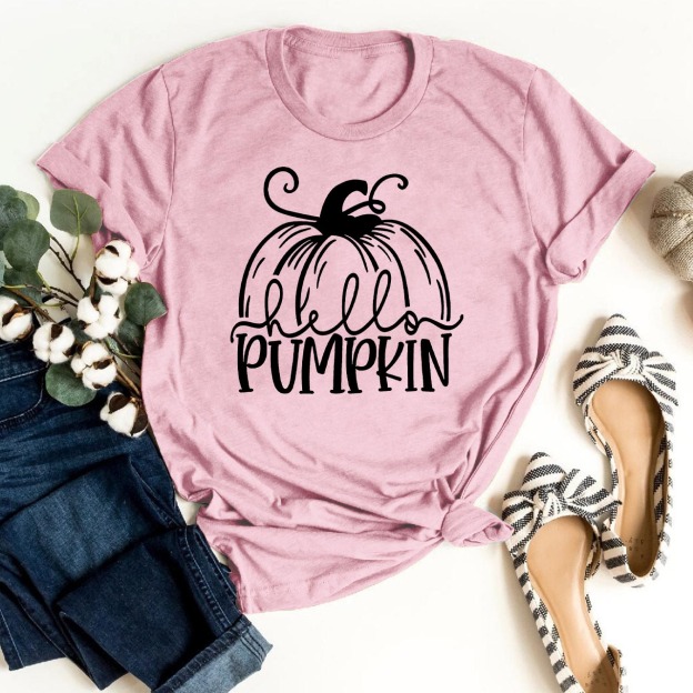  Cute Hello Pumpkin Fall Tees For Her