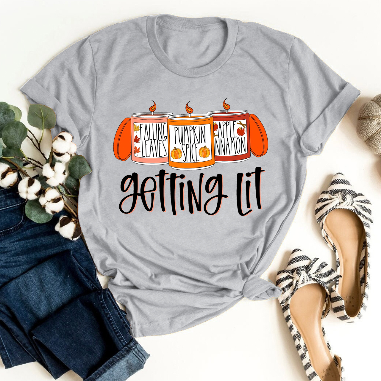 Getting Lit Candles Shirt For Her