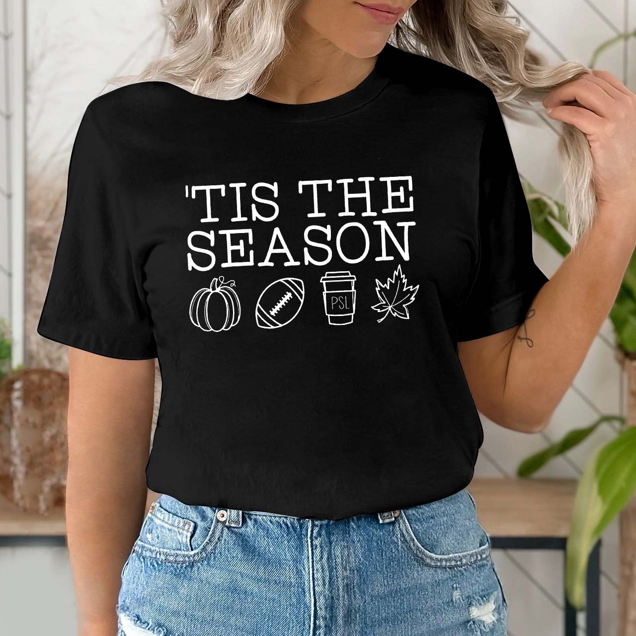 Tis The Season Pumpkin Football Shirt 
