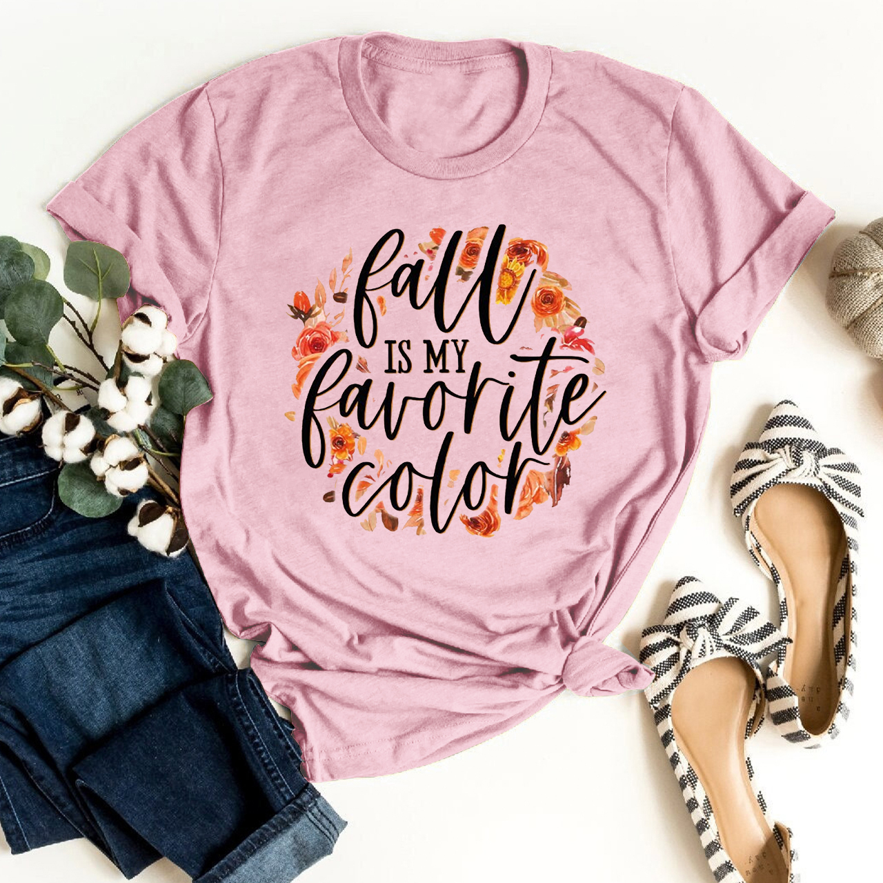 Fall Is My Favorite Color Shirt For Her