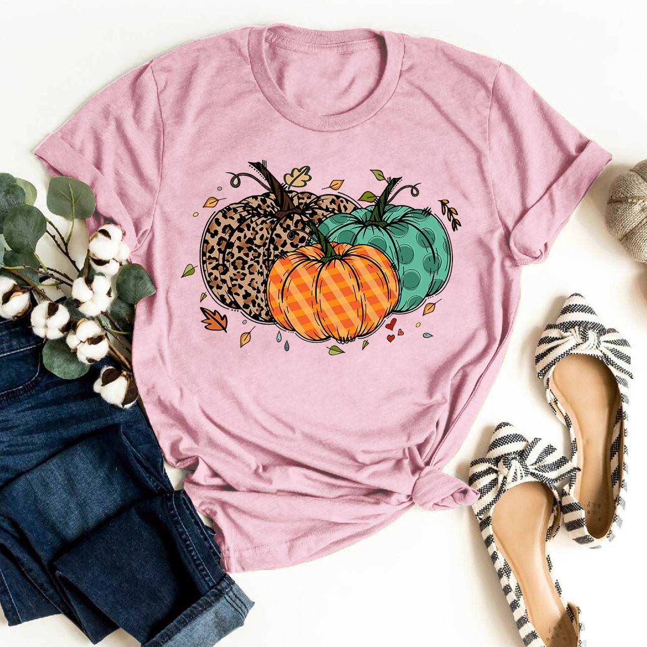 Peace Love Pumpkin Shirt For Her