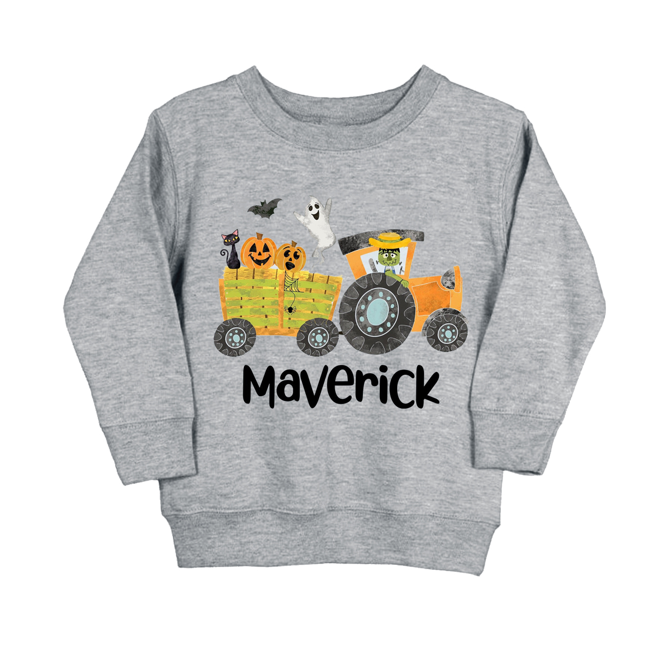 Personalized Cute Hayride Kids Sweatshirt  Sale-Beepumpkin™