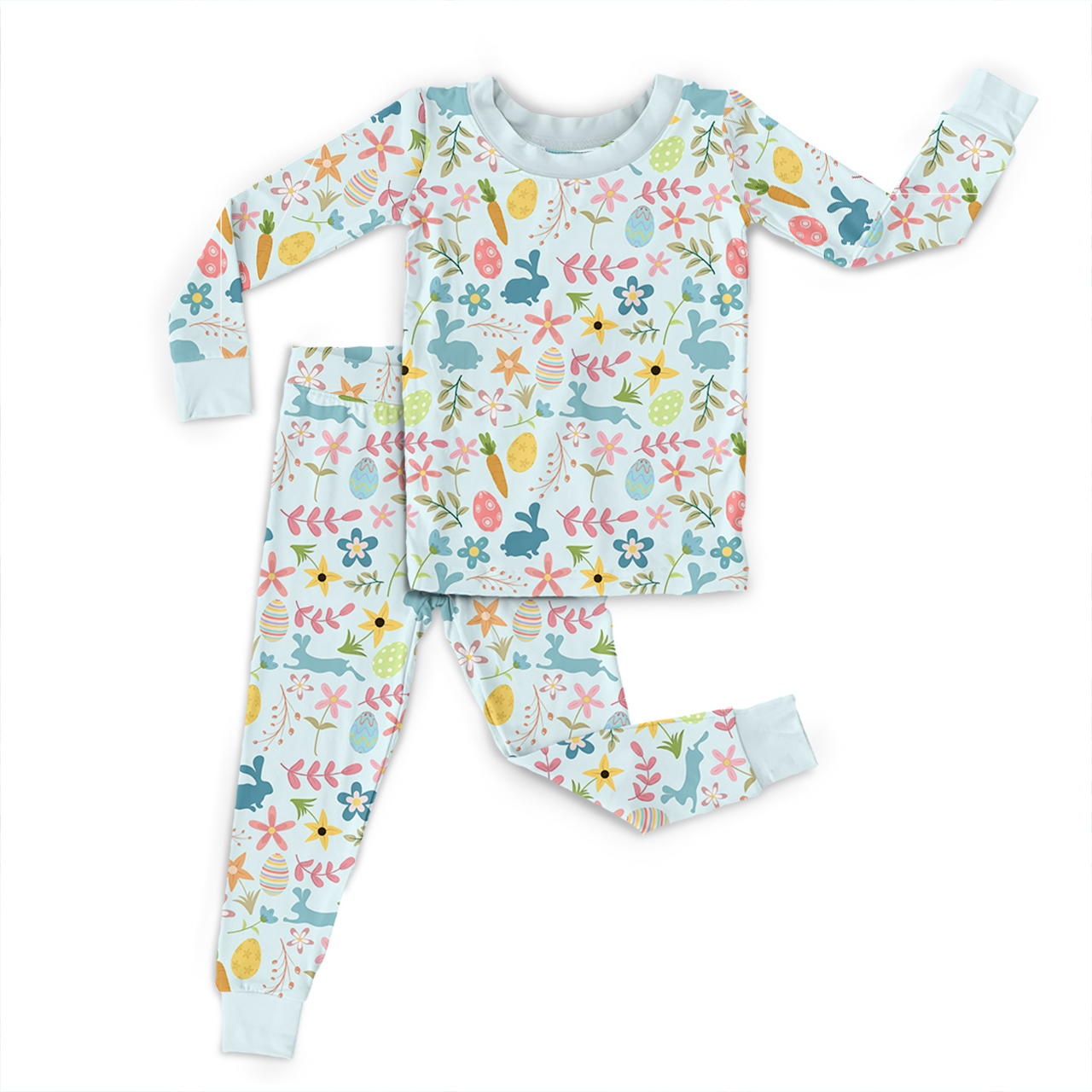 Hoppy Dreams Easter Two-Piece Pajama Set For Kids