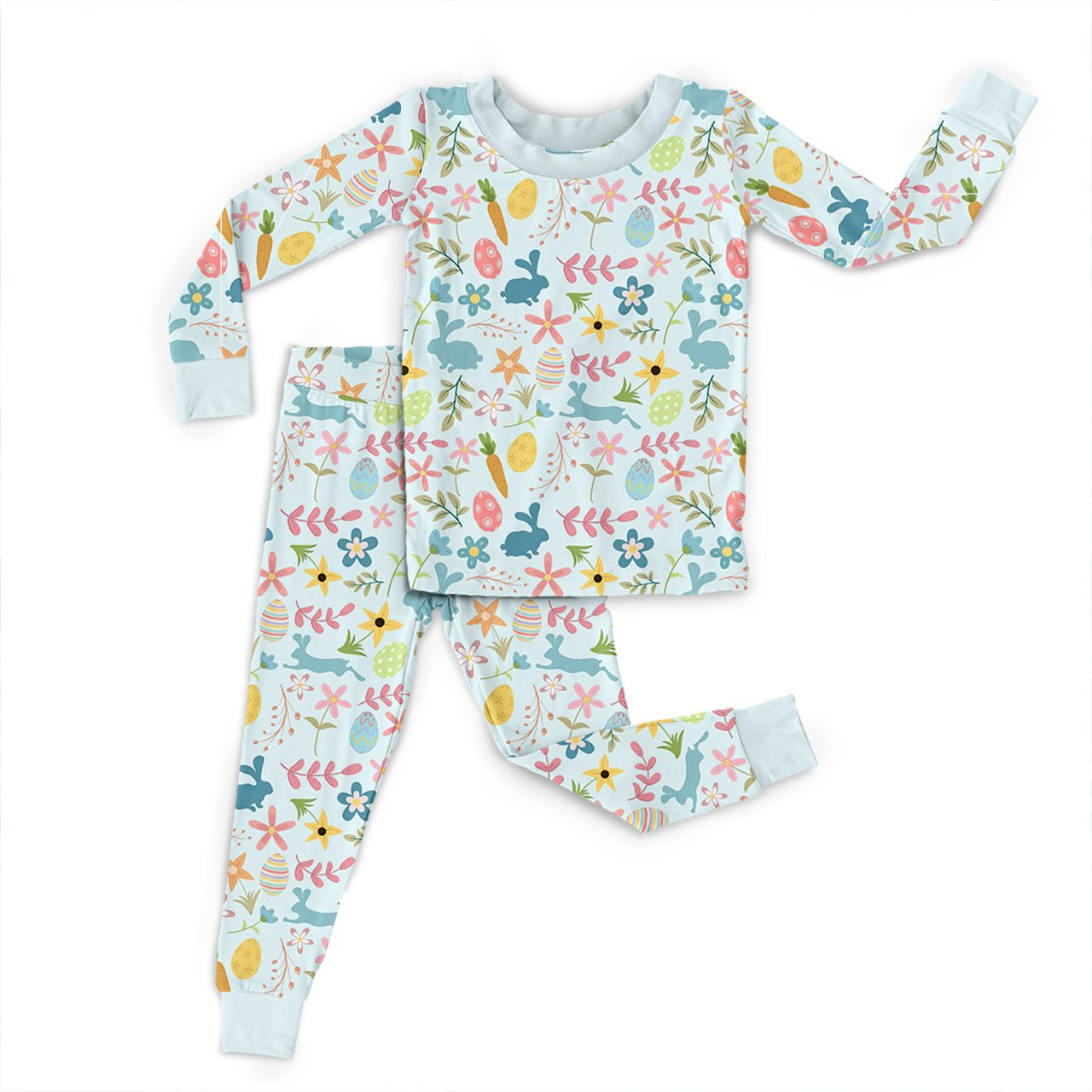 Hoppy Dreams Easter Two-Piece Pajama Set For Kids
