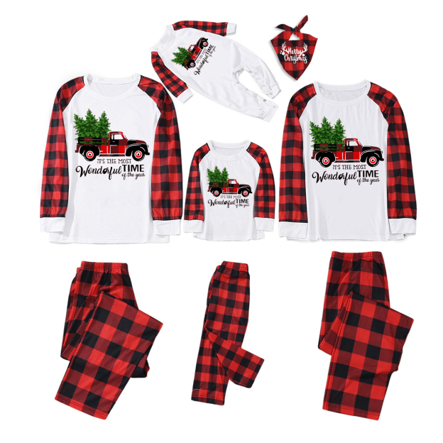 Most Wonderful Time Of The Year Christmas Family Pajamas