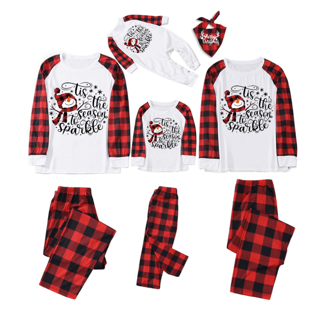 Tis The Season To Sparkle Christmas Family Pajamas