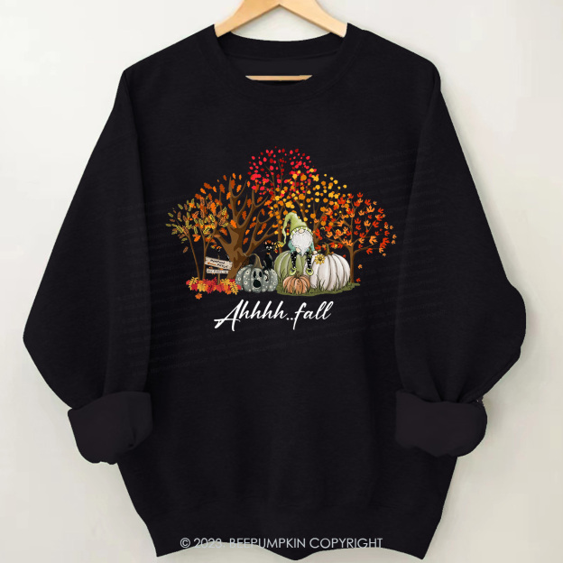 Fall Pumpkin Elves Sweatshirts For Her