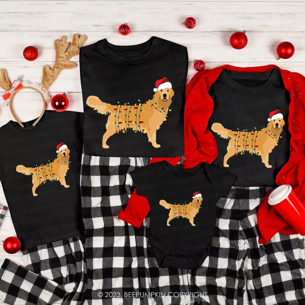 Christmas Dog Lover Matching Shirts