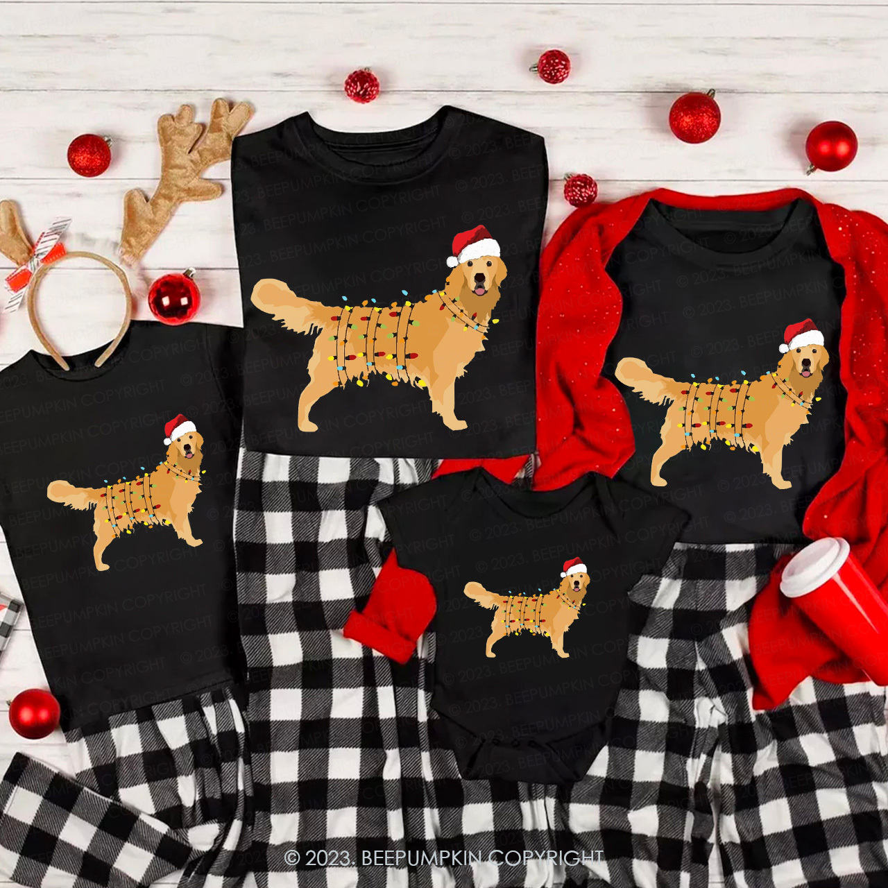 Christmas Dog Lover Matching Shirts