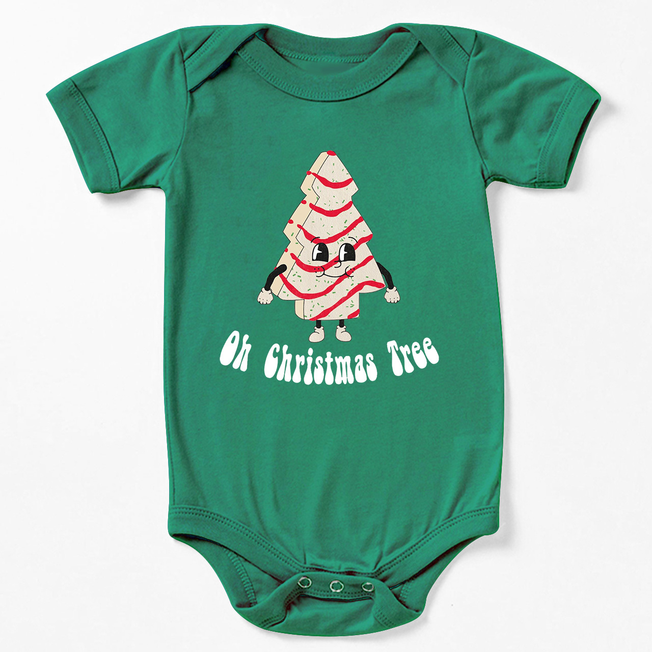 Oh, Christmas Tree Baby Christmas Bodysuit