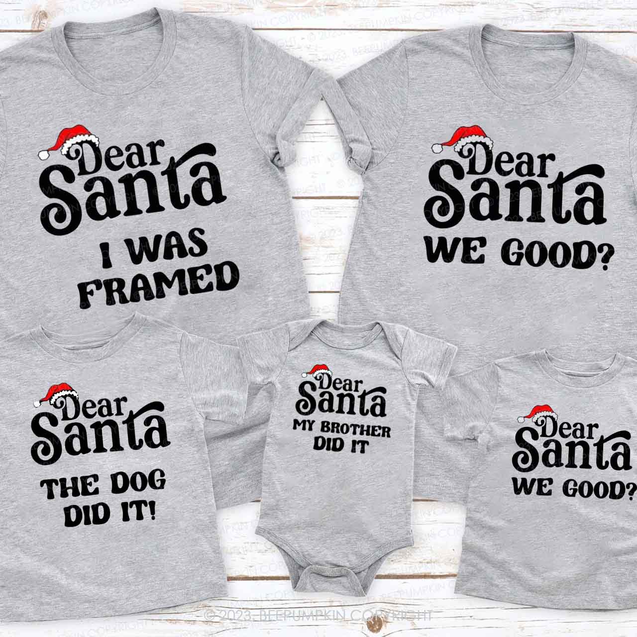 46 Quotes Dear Santa  Christmas Family Matching Shirts Beepumpkin