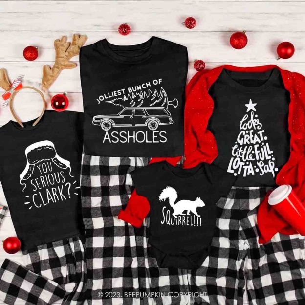 Fun pattern Christmas special Family Matching Shirts Beepumpkin