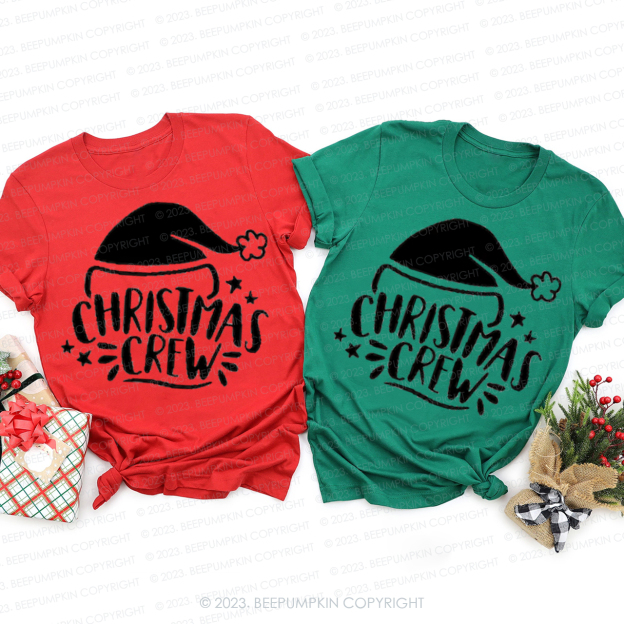 Romantic Christmas Crew Family Matching Shirts Beepumpkin