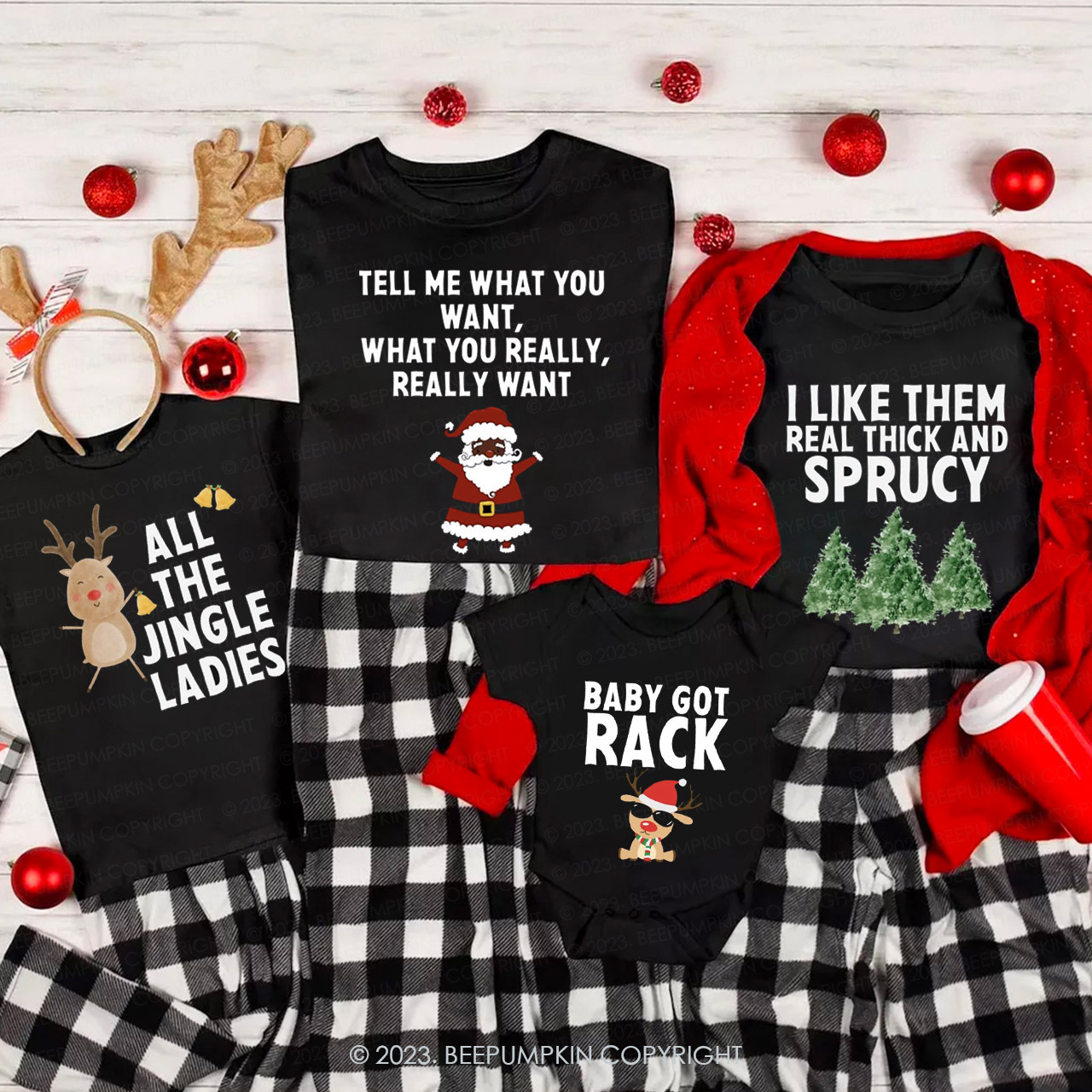 Santa Claus Special Family Christmas Shirts Beepumpkin