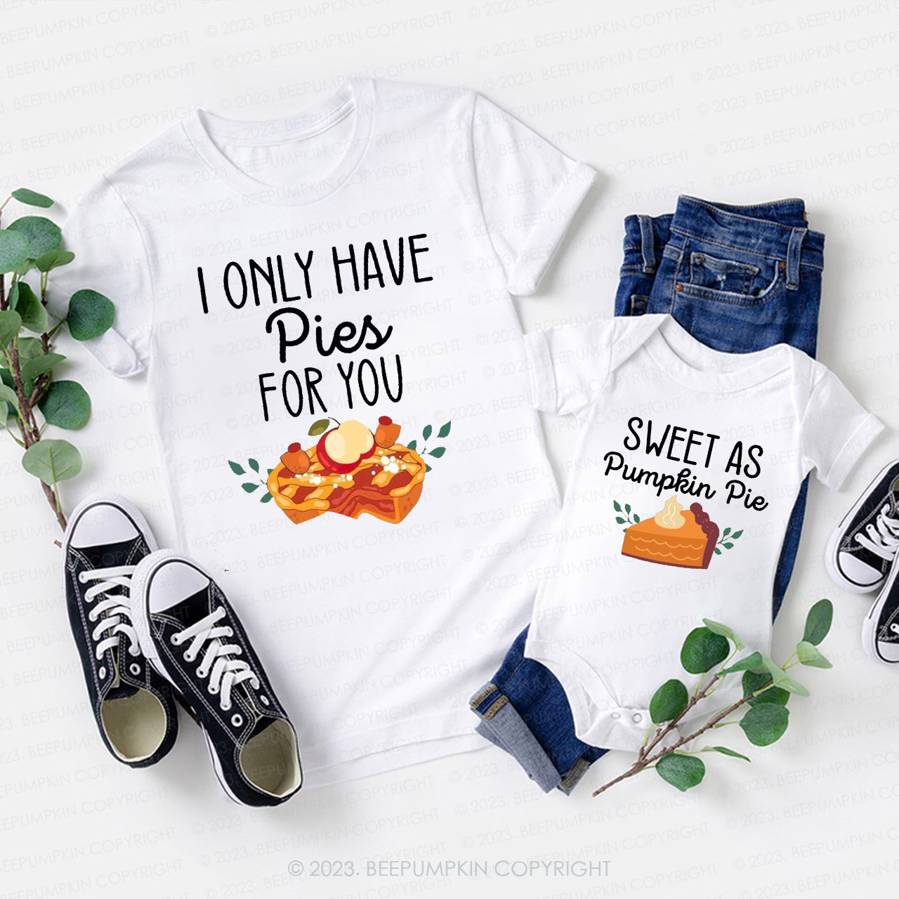 Personalized Thanksgiving Delicious Food Family Matching Shirt Beepumpkins