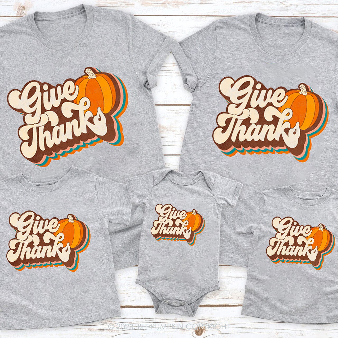 Thanksgiving Gratitude Everything Family Shirt Beepumpkins